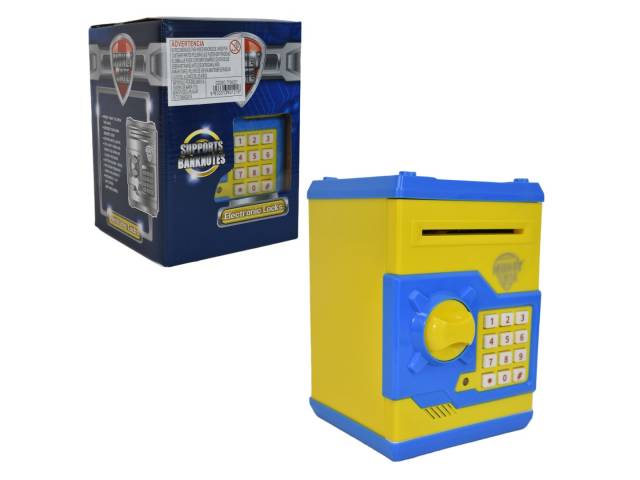 Alcancía caja fuerte automática 13x18cm