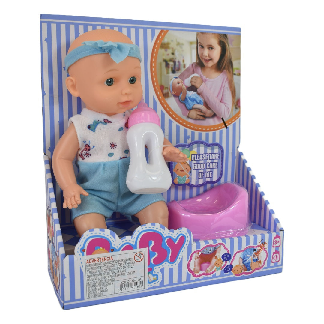 Bebote con Sonido - 30 cm, Incluye Accesorios