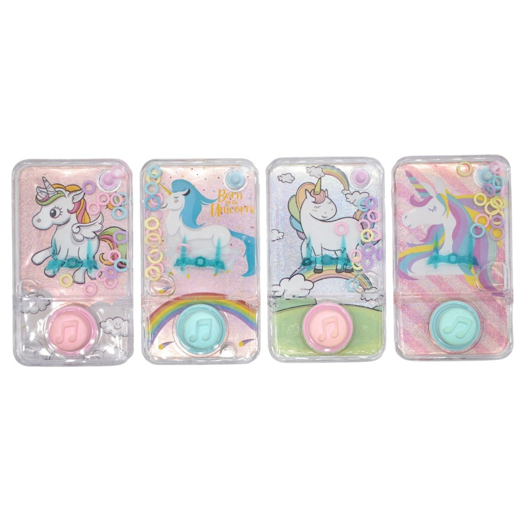 Juego de Agua Joystick - Diseño Unicornio, 9.5x5.5 cm
