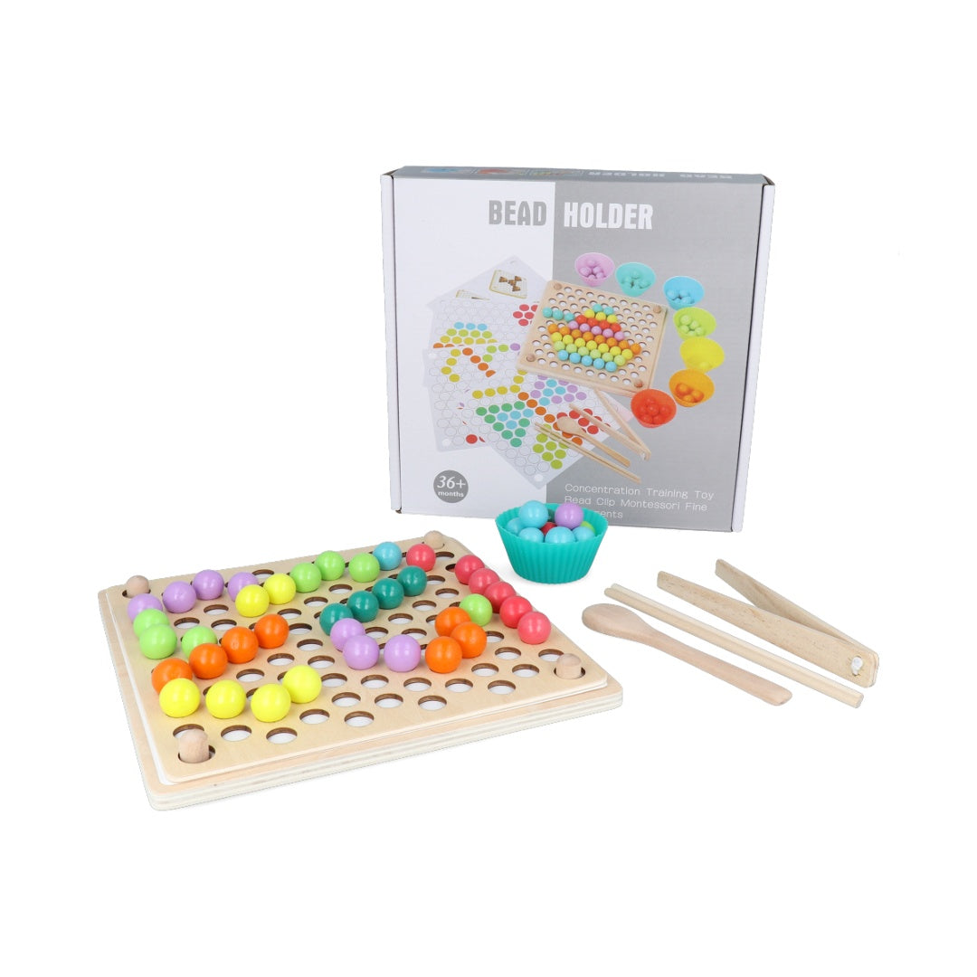 Juego de Colores Montessori 22x22x5cm - Madera y Plástico