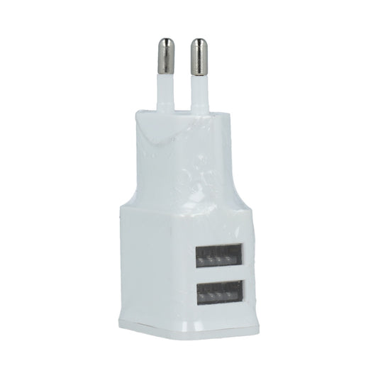 Adaptador doble puerto USB para carga