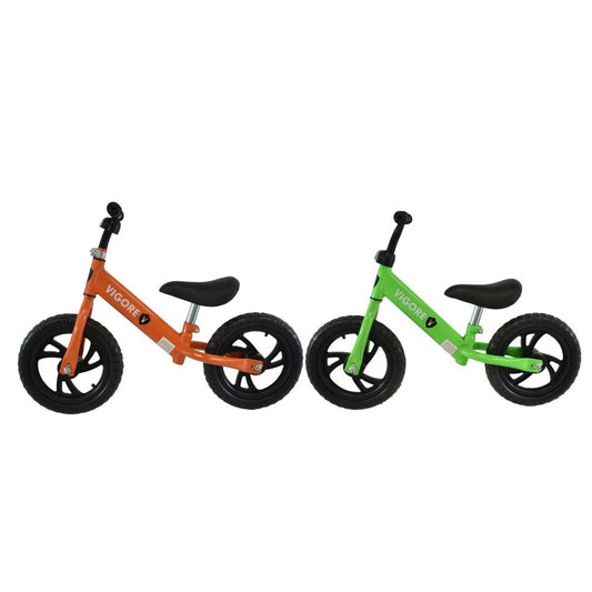 Bicicleta Infantil sin Pedales para Equilibrio - Disponible en Naranja, Verde y Rosado