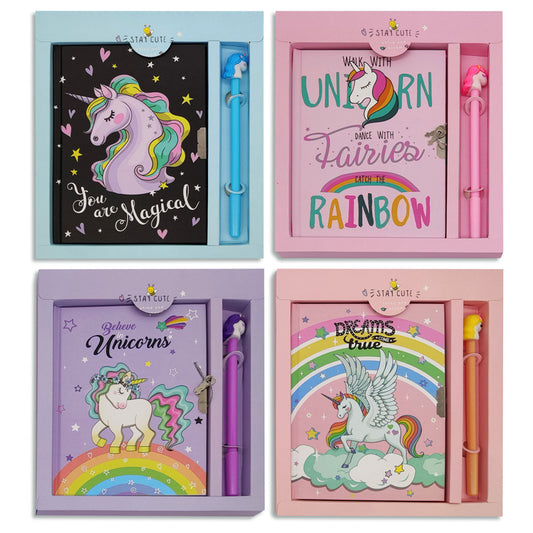 Diario Íntimo Unicornio con Bolígrafo