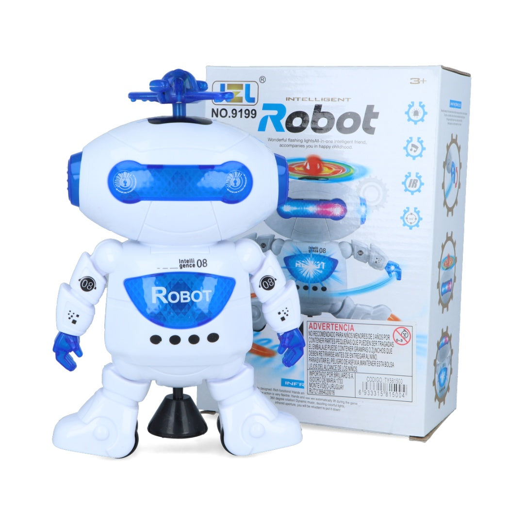 Robot con luz y sonido